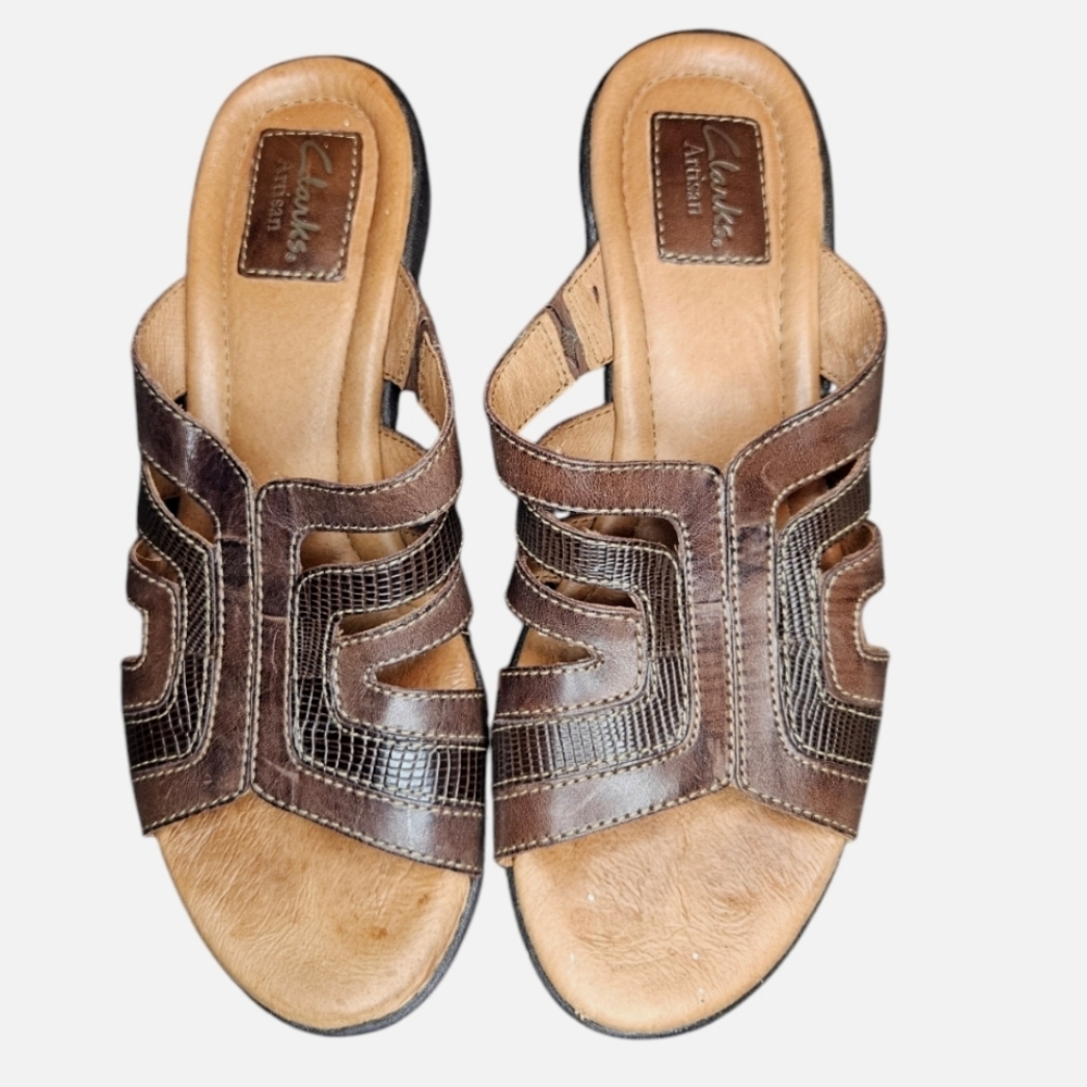 Clarks Artisan Leather Sandals size 7